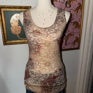 Elegant Leopard Print Women's Top